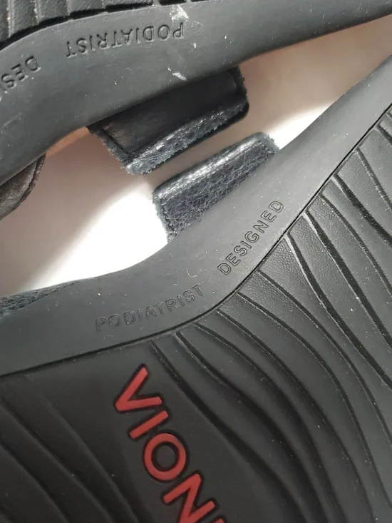 Vionic Lupe Womens Orthotic Sandals Size 9.5 Wide Black Comfort Slingback FlipFl - Picture 12 of 13